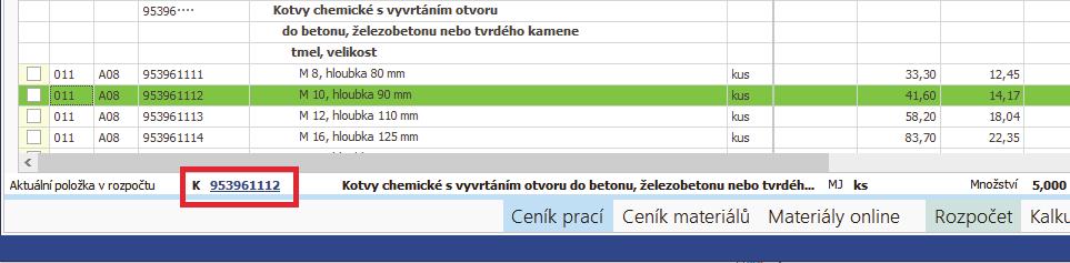 8.2. Převod zakázky do nové cenové úrovně V každé nové cenové úrovni Cenové soustavy ÚRS jsou standardně aktualizované ceny současných položek, přidány položky pro nové technologie a jsou odstraněny