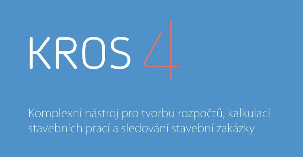 Seznam novinek v programu KROS 4 verze 2018/I Stavební SW, tel.