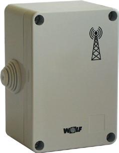 Modul rozhraní - ISM7e Rozhraní LAN/WLAN pro přístup k ovládání kotle přes internet nebo v lokální síti.
