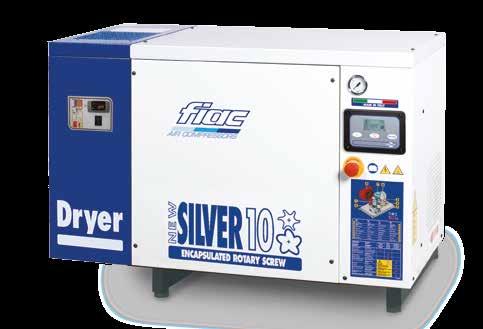 Kompresor bez sušičky pohon klínovým řemenem l db (A) l /min CFM m 3 /h bar psi BSP HP kw mm in kg lb NEW SILER 3 10 (2,2 7,5 kw) NEW SILER 3 63 NEW SILER 4 64 NEW SILER 5,5* 65 NEW SILER 7,5 66 NEW