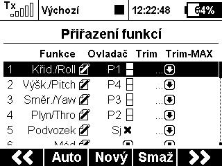 Jestliže zamýšlíte používat více než 16 kanálů, musíte aktualizovat přijímací zařízení v modelu (satelitní