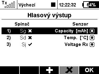 Stisknutím tlačítka F(3) Nový vytvoříte novou telemetrickou zprávu.