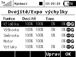 Opakování 3x: Při překročení zadané hodnoty se alarm spustí 3x. 5) Vylepšen formulář editace dvojích a exponenciálních výchylek přibyla automatická selekce editované hodnoty podle pozice ovladače.