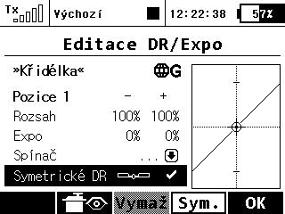 budete schopni nastavovat nezávisle výchylky křidélek doprava a doleva. 6) Nový jazyk: španělština (aktuálně bez podpory hlasového výstupu).