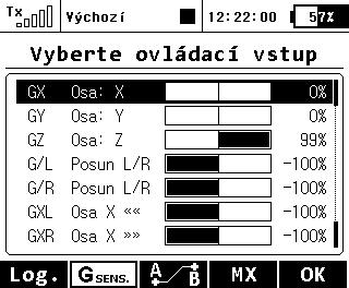 Nyní jsou v dialogu pro výběr dostupné tyto typy ovládacích prvků: P1 P8 Fyzické proporcionální (křížové ovladače a otočné ovladače). Sa Sl 1) Fyzické konfigurovatelné a vyměnitelné spínače.