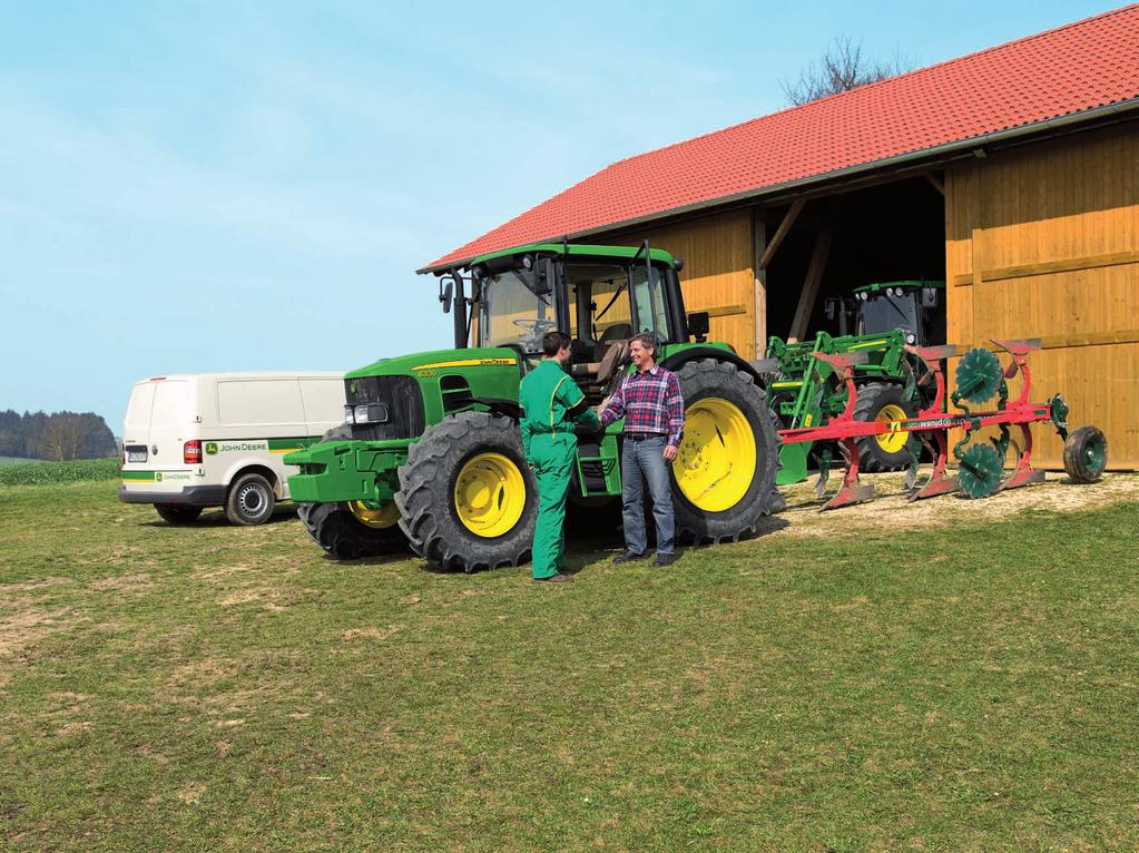 Získejte světový servis a podporu A když přijde na podporu na poli, nic se nevyrovná spolehlivosti vašeho místního prodejce strojů John Deere.