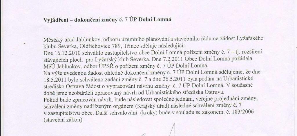 lyžaského areálu