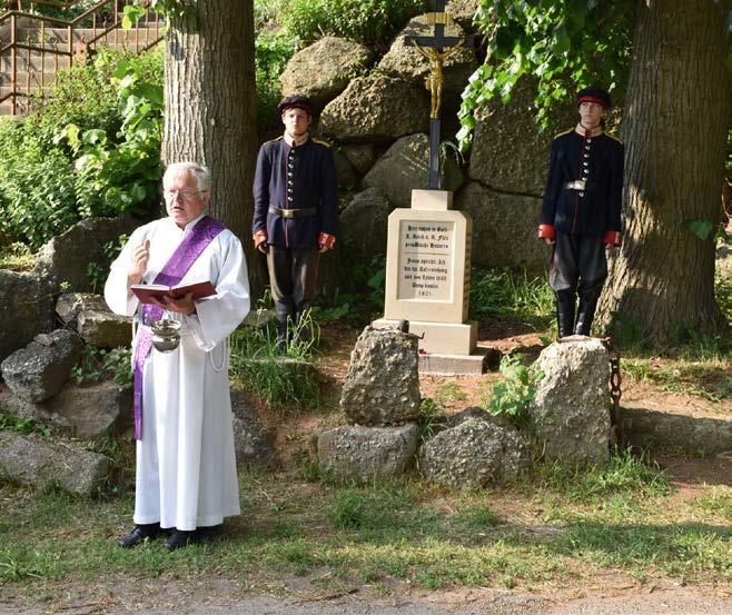 Pomník nechala zrekonstruovat Obec Rudoltice, na jeho slavnostním žehnání se podílela Římskokatolická církev Rudoltice, Umělecká agentura REX Brno a Muzejní historický klub