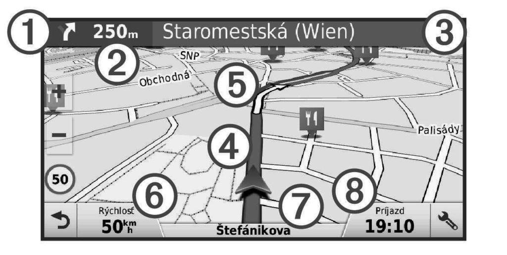 Cesta domov Pri prvom spustení cesty domov vás zariadenie vyzve, aby ste zadali domovskú polohu. 1 Vyberte položky Kam viesť? > Naviguj Domov. 2 V prípade potreby zadajte domovskú polohu.