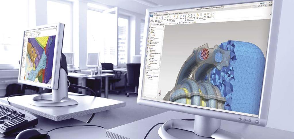 Simcenter 3D revoluční řešení pro 3D simulace Simcenter od společnosti Siemens PLM Software podporuje komplexní vývoj výrobku poskytnutím revolučních vylepšení týkající se zvýšení efektivnosti