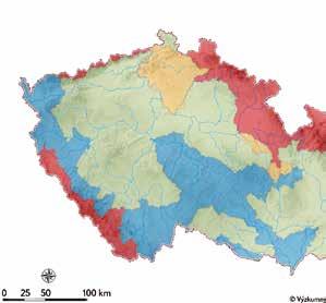 NÁVRH REGIONÁLNÍHO ROZDĚLENÍ ČR Zohlednění přírodních podmínek toku při návrhu regionalizace ČR bylo založeno především na uvážení klíčových procesů podílejících se na tvorbě celkového odtoku z