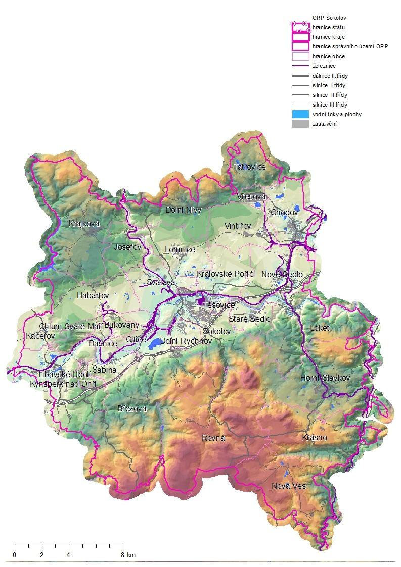 c) Přehledná mapa ORP obr. č.