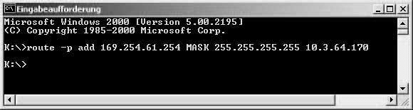 Zvolte [Start] / [Settings] / [Network and DFÜ connections]. Otevře se okno "Network and DFÜ connections".