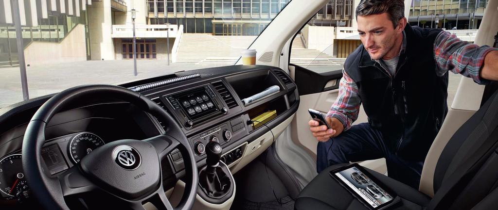 Více informací najdete na adrese www.volkswagen-carnet.com. 01 Softwarové rozhraní Car-Net App-Connect.