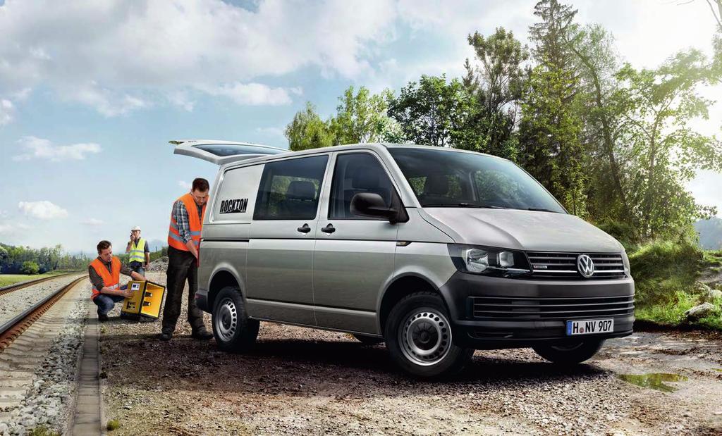 A pro maximální možnou flexibilitu je Transporter Rockton v prostoru pro cestující možné na přání vybavit robustní podlahou s vodicími lištami.