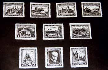 Gabriela na Smíchově, kde byla v roce 1933 otevřena velká expozice dějin poštovní správy od roku 1526 až do současnosti.