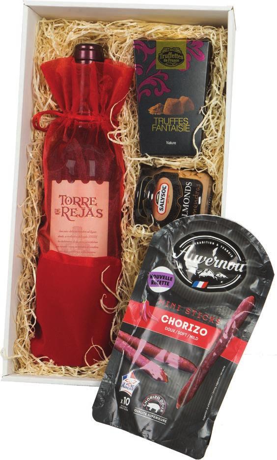 GP 433 Torre Rejas, španělské víno z vinařské oblasti LA MANCHA, 0,75 l TRUFFES čokoládové lanýže natur, 40 g Malé
