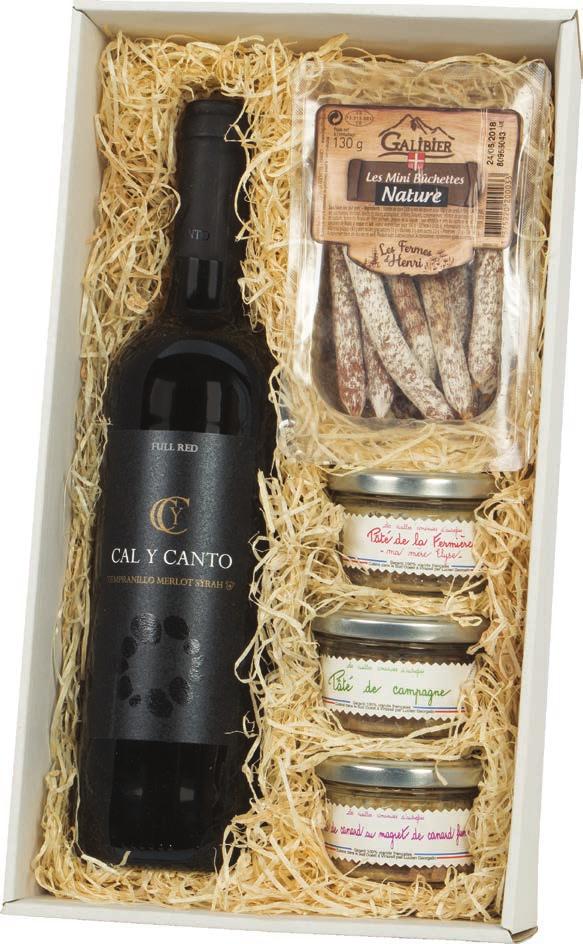 kachními prsy, 70 g Pâté de Campagne, venkovská terina, 70 g Pâté de la
