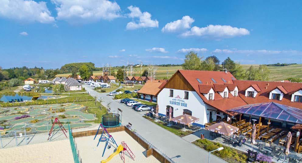 Kemp a penzion Slovácký dvůr v Ostrožské Nové Vsi je netradičně vybudovaný sportovně-rekreační, ubytovací a gastronomický areál jako komplexní multifunkční zařízení ve velmi zajímavém netradičním