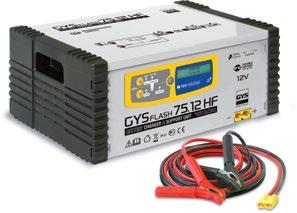 Kód zboží: XT TOOLS IH SET Nabíječka GYSFLASH 75-12 HF 11 Invertorové nabíjecí zařízení pro velice rychlé nabíjení (rychlejší o 50%) kyselinových a gelových olověných akumulátorů.