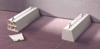 077, Podstavec pro vyvýšenou montáž na zem  nastavení: délka 540 830 mm Balení: 1 komplet SP750 2.490, 3.