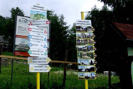 3. Nosné prvky cykloturistického značenia Cykloturistický smerovník Má rozmery podľa obrázka 15. Smerovník tvorí kovová rúrka priemeru 60 mm, ktorá je na hornom konci uzatvorená.