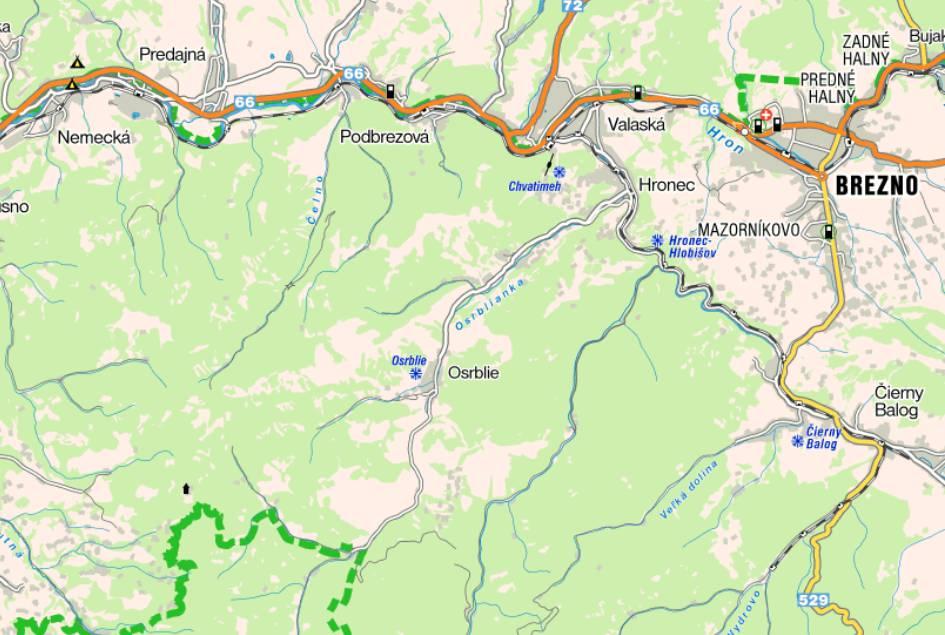 tam a späť, geografický stred Slovenska) Žliabky Kolba Kellemenov