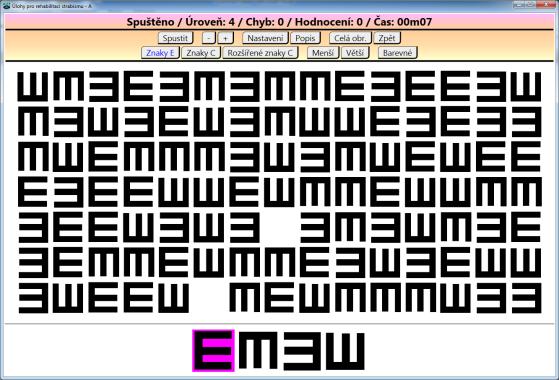 Úlohu lze ztížit náhodným obarvením