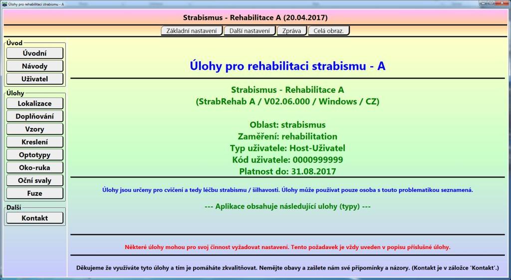 10 Doplnění vlastním textů a obrázků... 16 10.1 Doplnění textů... 16 10.2 Doplnění obrázků... 16 10.3 Poznámky... 17 11 Historie verzí... 17 1 Úvod Všechny úlohy jsou rozděleny do skupin.