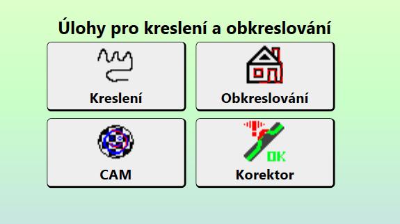 5 Skupina: Kreslení Do těchto úloh (zatím) nelze přidat vlastní obrázky, protože jsou uloženy ve speciálním komprimovaném formátu, aby je bylo možno i hodnotit. 5.