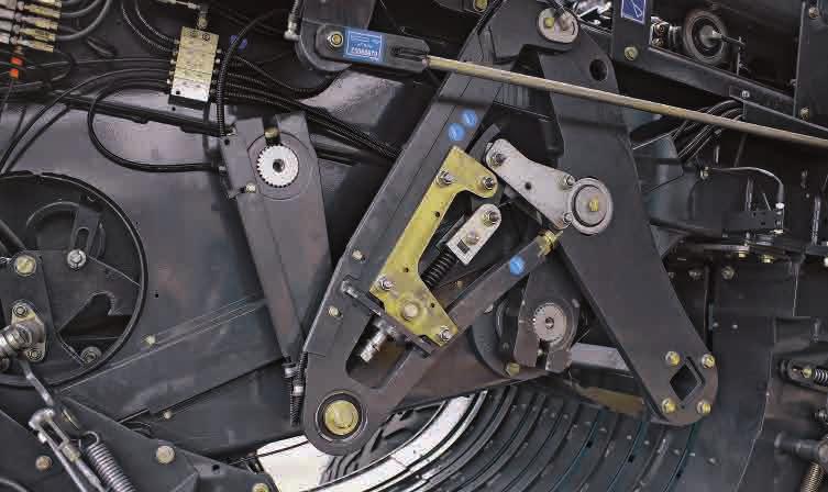 POWER DENSITY Díky schopnosti přizpůsobit se jakékoliv velikosti a tvaru řádků, zajišťuje systém Power Density rovnoměrné vkládání materiálu do komory a tím dokonalé vytváření kvalitních balíků.