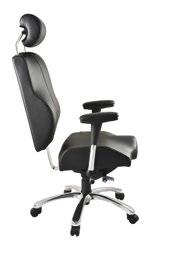 XMEN 7790 Zdravotní ergonomická židle pro vysoké a robustní postavy 70 140 kg 170 195 cm (max.