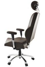 GIGANT 7890 Zdravotní ergonomická židle pro extrémně vysoké a robustní postavy 90 150 kg 180 220 cm (max.