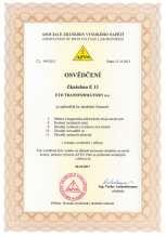 dle BS OHSAS 18001 Akreditace pro