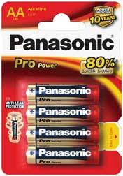 zinkouhlíkové baterie PANASONIC, ekonomicky výhodný zdroj energie,
