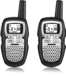 Balenie: - 2x vysielačka BR-FXCSK PMR vysielačky Brondi FX Compact Sport S TWIN dosah až 5 km, v závislosti od počasia, prostredia a prekážok 8