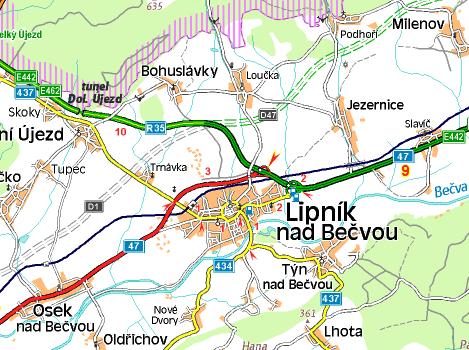 Zemědělská půda Nezemědělská půda UTB ve Zlíně, Fakulta managementu a ekonomiky 12 Podrobnější mapa NUTS V - Lipník nad Bečvou je na Obr. 2.