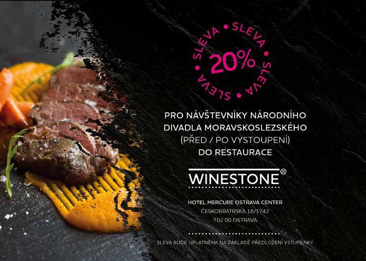 INZERCE INFORMUJEME VÁS PRO NÁVŠTEVNÍKY NÁRODNÍHO DIVADLA MORAVSKOSLEZSKÉHO (PŘED / PO VYSTOUPENÍ) DO RESTAURACE HOTEL MERCURE OSTRAVA CENTER ČESKOBRATRSKÁ 18/1742 702 00 OSTRAVA SLEVA BUDE UPLATNĚNA