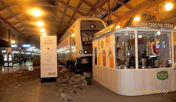 Praha Masarykovo nádraží nenacházely žádné osoby. Zdroj: DI Obr. č.
