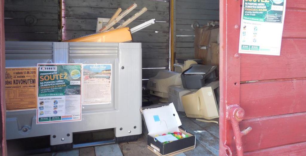 SBĚR ELEKTROODPADU VČETNĚ OSVĚTLOVACÍCH ZAŘÍZENÍ PRO EKOLOGICKOU RECYKLACI DO ELEKTROODPADU PATŘÍ: velké a malé domácí spotřebiče zařízení informačních technologií a telekomunikační zařízení