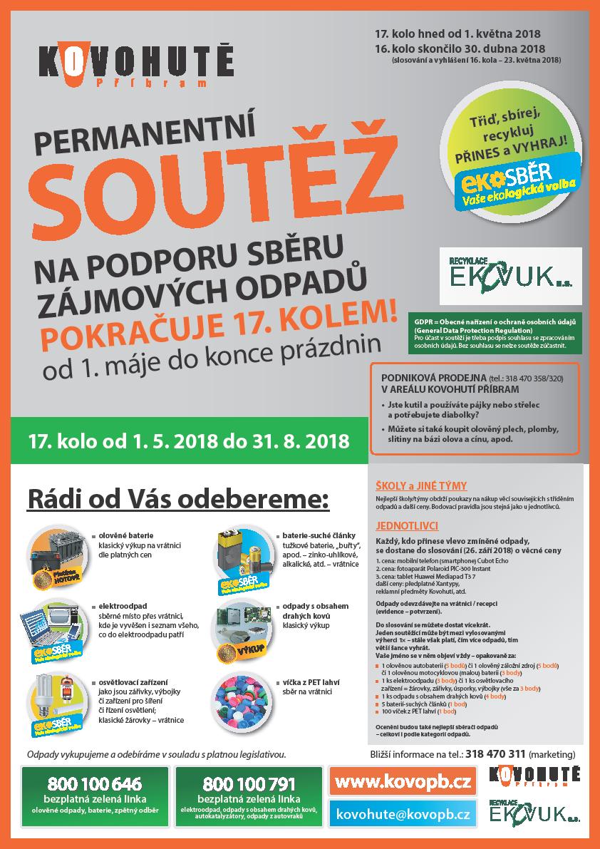 18. kolo permanentní odpadové soutěže