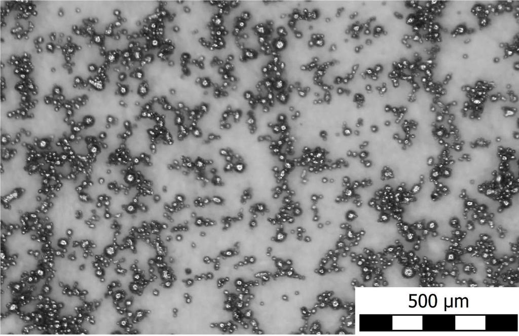 VÝSLEDKY Tab. 5-1 Shrnutí základních charakteristik všech vzorků prášku Ozn. Recyklováno D10 [µm] D50 [µm] D90 [µm] Odchylka [µm] P0 neznámo 18,61 26,72 38,18 7.