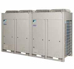 REYHQ16-24P VRV III Rekuperácia tepla, kombinácia Vysoké COP REYHQ24P Najvyššia energetická účinnosť v rozsahu rekuperácie tepla Daikin vďaka upravenej jednotke 8HP a novo vyvinutej modulárnej