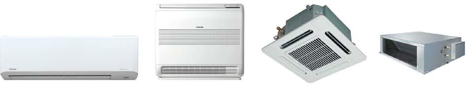 TOSHIBA - MULTISPLIT Venkovní jednotky RAS- Inverter Multi - chladivo R410A - Invertní technologie - Chlazení do -10 C - Topení do -15 C Model venkovní jednotky RAS-2M14S3AV-E - 2x1 4 4,4 6,73