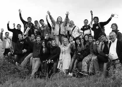 newsletter projektu, který byl v roce 2011 osídlení této zaniklé obce židovský hřbitov, doprovází učitelky a děti na jejich cestách přes jednou za čtvrt roku rozesílán 475 abonentům který účastníci