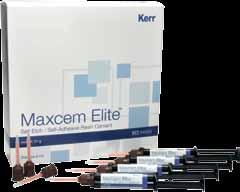 Fixační cementy MaxCem Elite Standard Kit 5 5g stříkačky - 2 čirá, 1