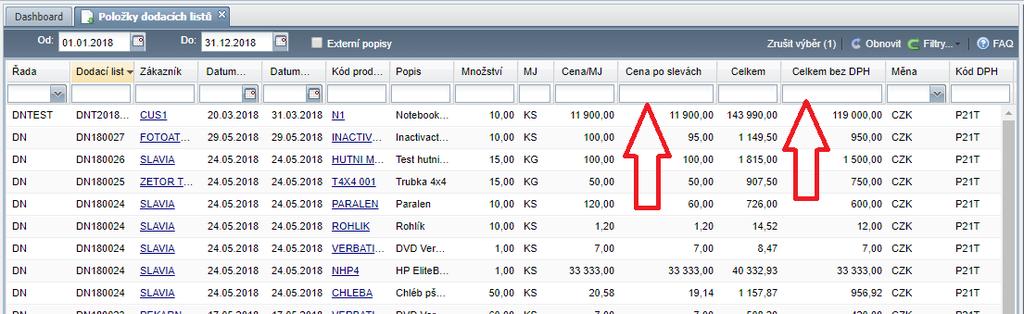 - Do předvoleb systému přibyla možnost zapnout podporu pro vytváření inkrementálních číselných kódů produktů.