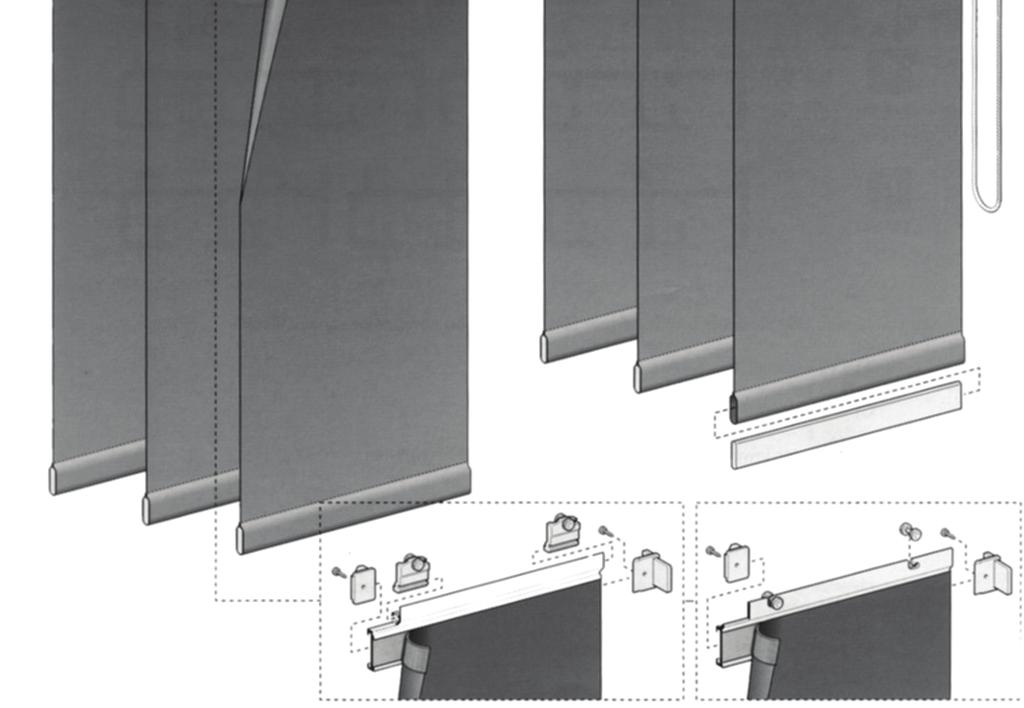ARQUATI vyvinulo 3 základní systémy panelových systémů rozdělených podle způsobu ovládání : ruční, tyčkou, nekonečným provázkem a motorem.