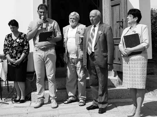 Krásný projev věnovaný historii naší obce i kapličky a založení SDH v Závišíně přednesl vážený host Ing. Josef Kalbáč. K smůle všech zúčastněných pak vypadl el.