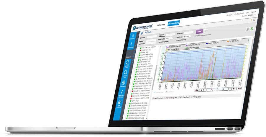 požiadavkám Pridávanie ponúk k požiadavkám s možnosťou schválenia zákazníkom PRINT MONITORING Monitorovanie tlačiarní a spotrebného materiálu Prehľad pripojených tlačiarní a stavu náplní Detekcia